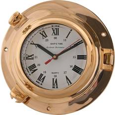 Crystal Clocks Dkd Home Decor Crystal Golden Vintage Brass 23 Wall Clock