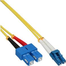 Kabler InLine 88656R 88656R-1 m-OS2-2x SC-Male/Male-Yellow,Black,Blue,Red,Wh