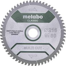 254 x 30 Metabo Sågblad Multi Cut Classic 254x30 60 FZ/TZ 5°neg /B