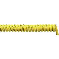 Jaune Attaches-câbles Lappkabel LAPP 73220108 Spiral cable OeLFLEX SPIRAL 540 P 600 mm 2000 mm 2 x 0.75 mm² Yellow 1 pc(s)