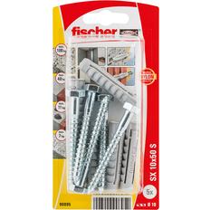 Fischer Nylonplugg Sx 10X50Mm 5-Pack