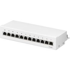 Goobay patch panel cat6 Pro 6 Mini/Desktop Patch Panel 12