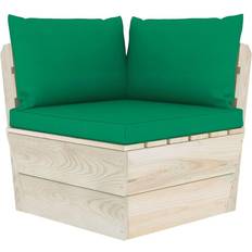 Polyester Coussins de chaise Be Basic 3 st Coussin de chaise Vert