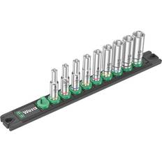 Wera A Deep Bit Imperial 1/4 9-piece 05005410001 Head Socket Wrench