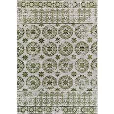 Sage green and cream area rugs Surya Lavadora Sage and Cream Rectangular: Black, Green 63x"