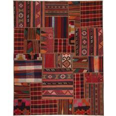 Arkiio Handknuten Persisk Kelim Patchworkmatta Shiraz/Azerbajdzjan 155x206cm