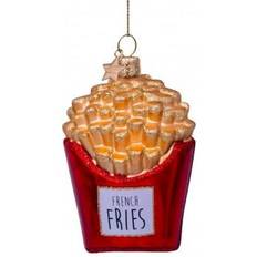 Orange Julgranspynt Vondels Glass Ball French Fries Julgranspynt 10cm
