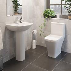 Toilets Marseille Cloakroom Suite White