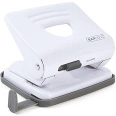 White Hole Punchers Rapesco Rapesco 825 2 Hole Punch Metal Sheet