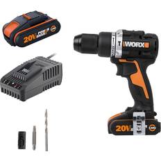 Worx WX352 20V 2x2Ah Cordless Brushless Combi Drill Kit