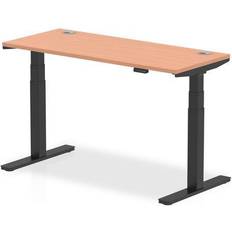 Air 1400 600mm Desk Beech Top Writing Desk