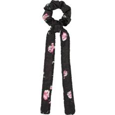 Ganni Scrunchie Krusad Satin Volang Hårsnoddar