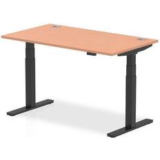 Black Writing Desks Air 1400 800mm Desk Beech Top Writing Desk