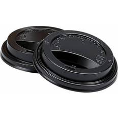 Antalis Drikkelåg med hul til kaffebæger 8oz 25cl sort