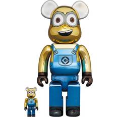 Gru, mi villano favorito Figuritas Medicom Toy Bearbrick DAVE 100% & 400% Set CHROME Ver