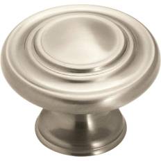 Amerock Inspirations 1-5/16-in Satin Nickel Round Knob 10-Pack