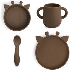 Nuuroo Lykke Giraffe Tableware Set 4pcs