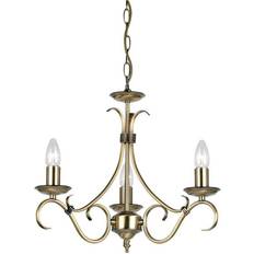 Yellow Lighting Endon Gallery Interiors Bernice 3 Pendant Lamp