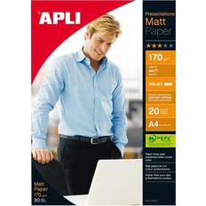 Mat fotopapir a4 Apli brochurepapir mat A4