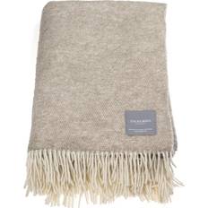 Stackelbergs Hemtextil Stackelbergs Wool pläd offwhite Filt Vit, Beige (170x130cm)