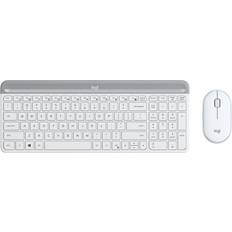 Tastiere Standard saldi Logitech MK470 Tastiera Mouse Incluso RF Wireless Azerty Francese Bianco