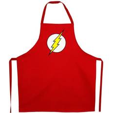 Coton Tabliers DC Comics Flash Comcis - Multicolore Tablier Rouge