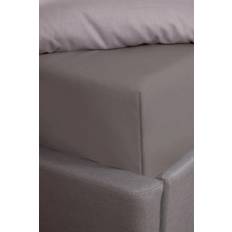 Polyester Draps Highams Soft 100 Bed Sheet Silver, Grey