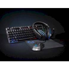 Gaming tangentbord mus Nedis Gaming Combo Kit 5-in-1