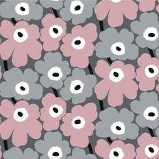 Marimekko Pink Pieni Unikko Peel and Stick Wallpaper