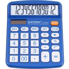 Calculators Desktop Calculator 12 Digit with Large LCD Display and Sensitive Button, Solar and Battery Dual Power, Standard Functionâ¦ instock