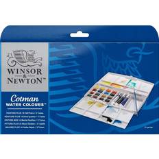 Akvarelmaling på tilbud Winsor & Newton Cotman Water Colors Painting Plus