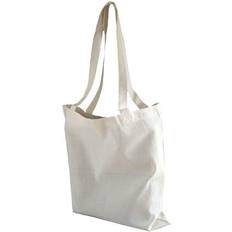 Thin Chew Box Long Handle Tote - White