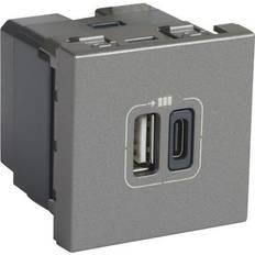 Legrand Mosaic Usb Lader Type A c 3.0a 15w 2m Alu