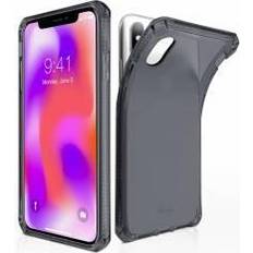 Apple iPhone XS Max Mobilfodral ItSkins Spectrum Clear Antimicrobial Baksidesskydd för mobiltelefon termoplastisk polyuretan (TPU) Impacthane svart för Apple iPhone XS Max