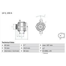 Elværktøj Bosch Generator 0 986 082 330