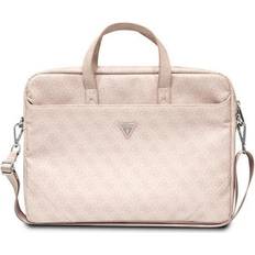 Guess Maletines Guess Maletín Para Portátil Y Tablet De 15" Con Logotipo Triángulo Estampado Rosa Modelo Gucb15p4tp