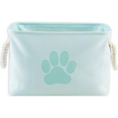 Design Imports Dii Polyester Pet Bin Paw Aqua