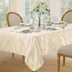 Tablecloths Elrene Barcelona Jacquard Tablecloth White