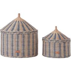 OYOY Circus Basket 2-pcs Blue