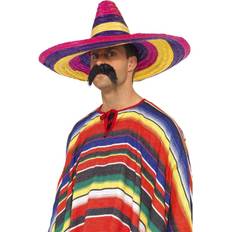Smiffys Flerfarvet Sombrero Voksen