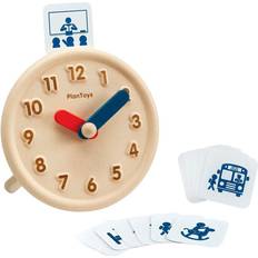Plantoys Babylegetøj Plantoys Trælegetøj Lær Klokken Træ OneSize Legetøj