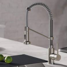 Kitchen Faucets Kraus Bolden Steel/Chrome Single Pull-down