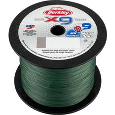Flätad fiskelina Berkley unisex X9 Lo-Vis grön flätad fiskelina, låg, 2188yd/36 kg