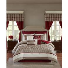 Cal king bed in a bag Madison Park Jelena Bed Linen Red (274.3x259.1)