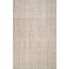 8 round jute rugs Nuloom Ashli 8 Jute Off White