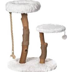 Mau Lifestyle Rizzo Modern Cat Tree Tower, Natural Branch Cat Condo, Luxury Scratching