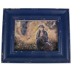 Blue Photo Frames Zingz & Thingz DII Distressed Picture Collection Farmhouse Photo Frame