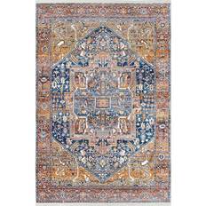 5' square rug Nuloom 5 Square Orange