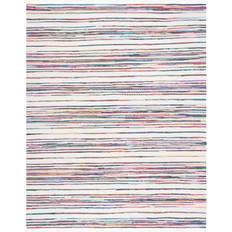 Pink and white rug Safavieh Rag Rug Pink, White, Multicolor