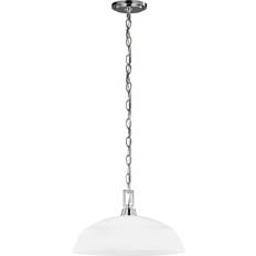 Lighting Generation Lighting Kerrville Chrome Modern/Contemporary Etched Pendant Lamp